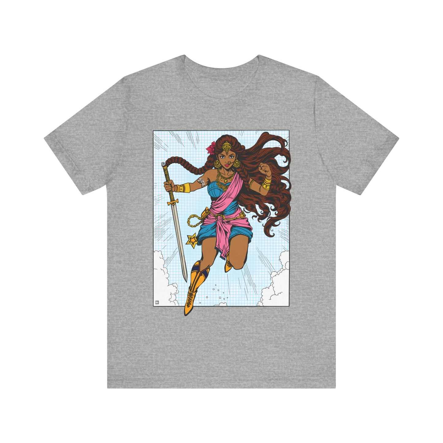 Bollywood Desi Super Girl South Asian Desi Girl Short Sleeve Tee