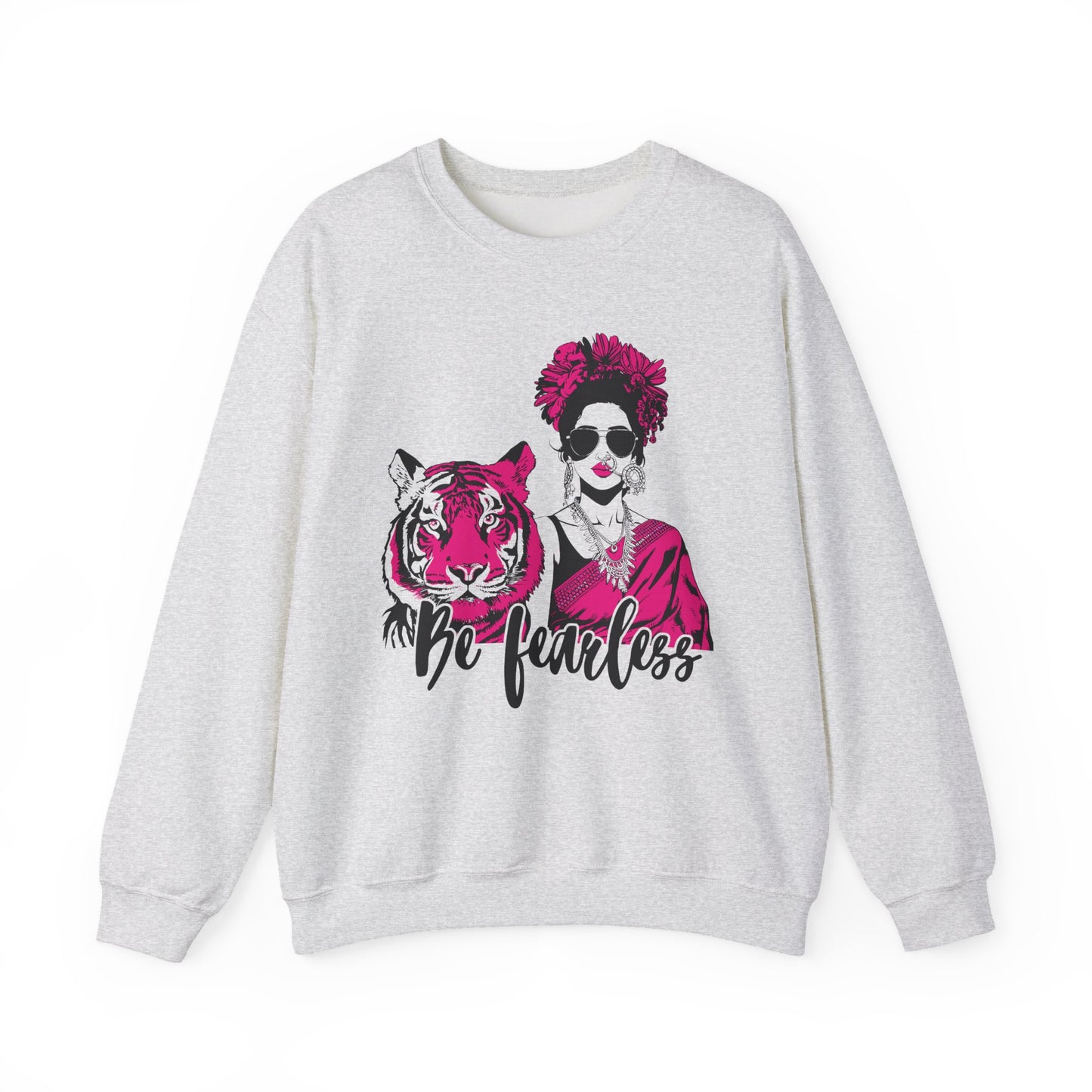 Be Fearless Bollywood South Asian Desi Girl Crewneck Sweatshirt