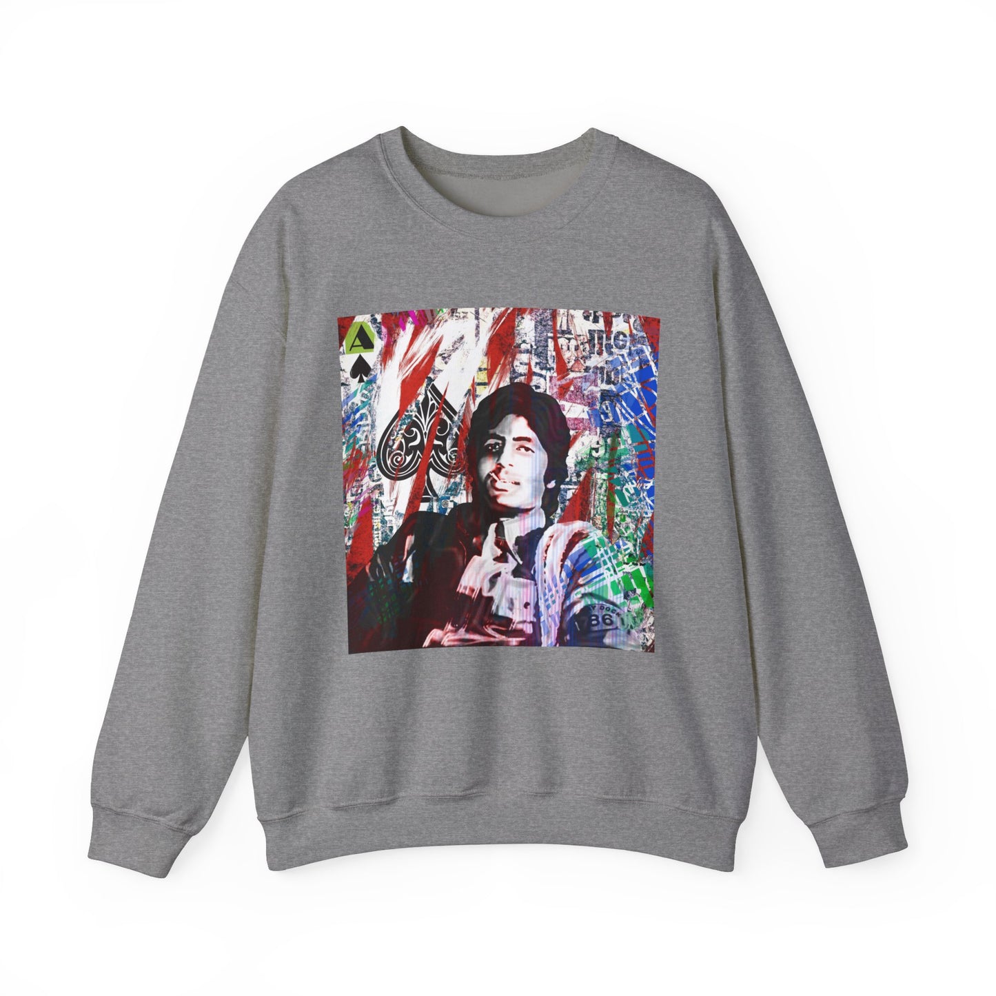 Desi Bollywood Amitabh Bachchan Crewneck Sweatshirt