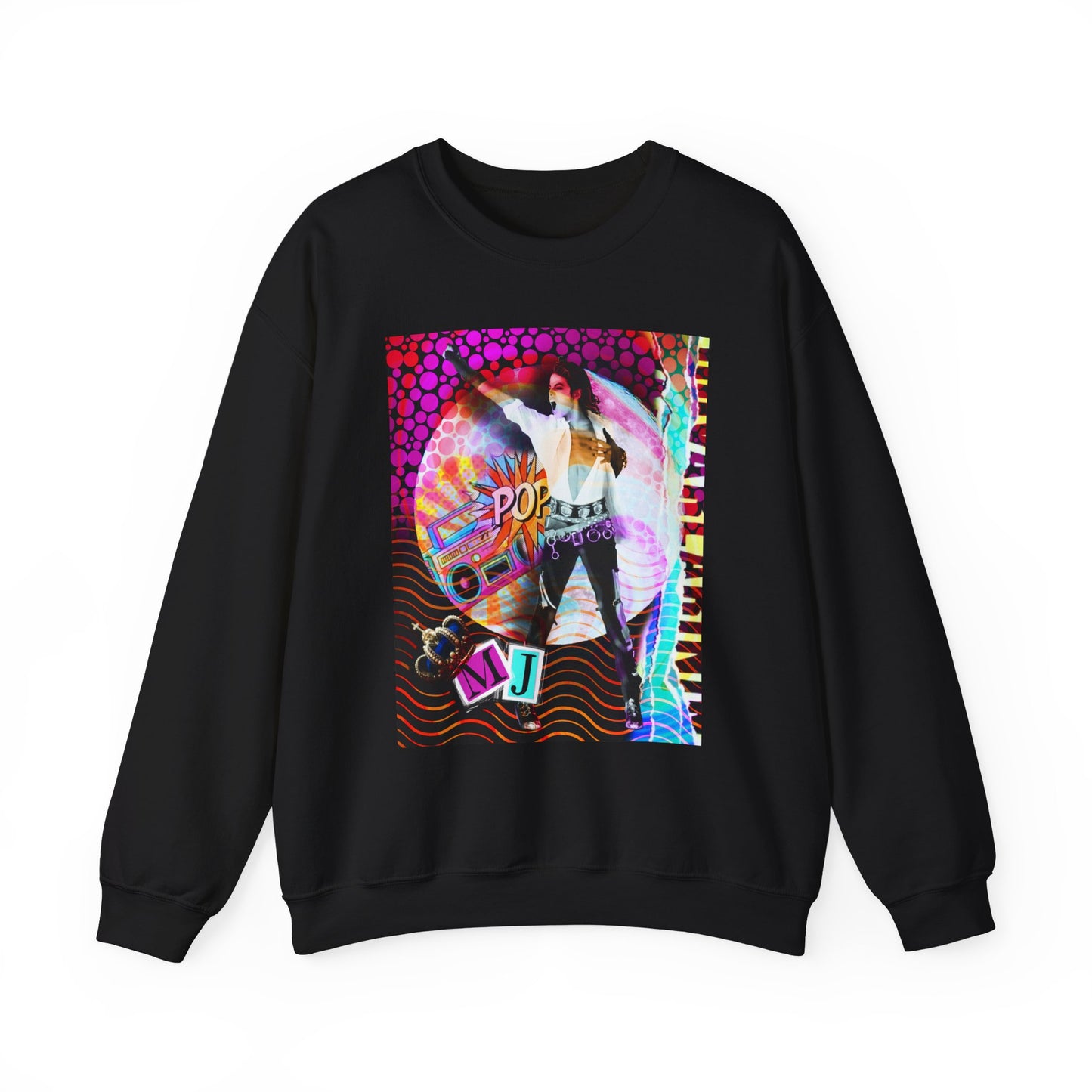 King of Pop MJ Crewneck Sweatshirt