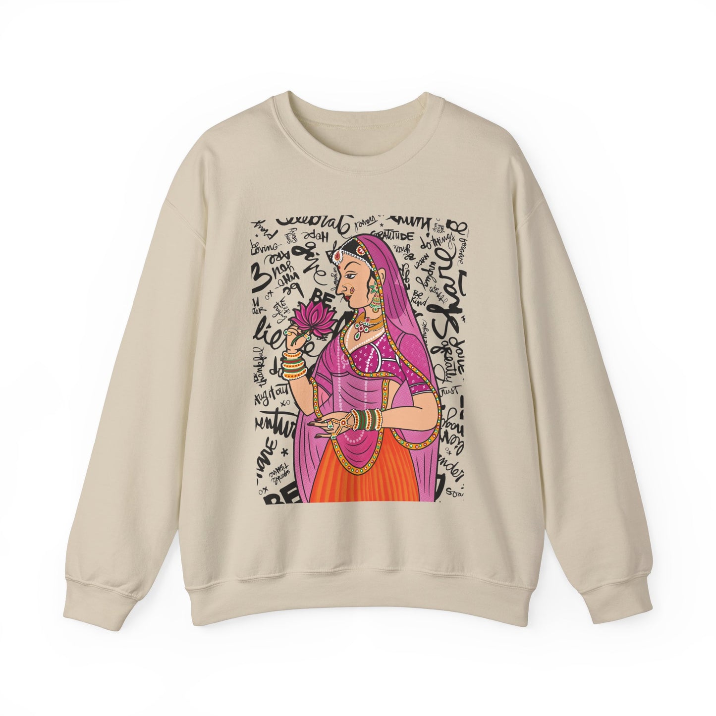 Desi Modern Maharani Bollywood Sweatshirt