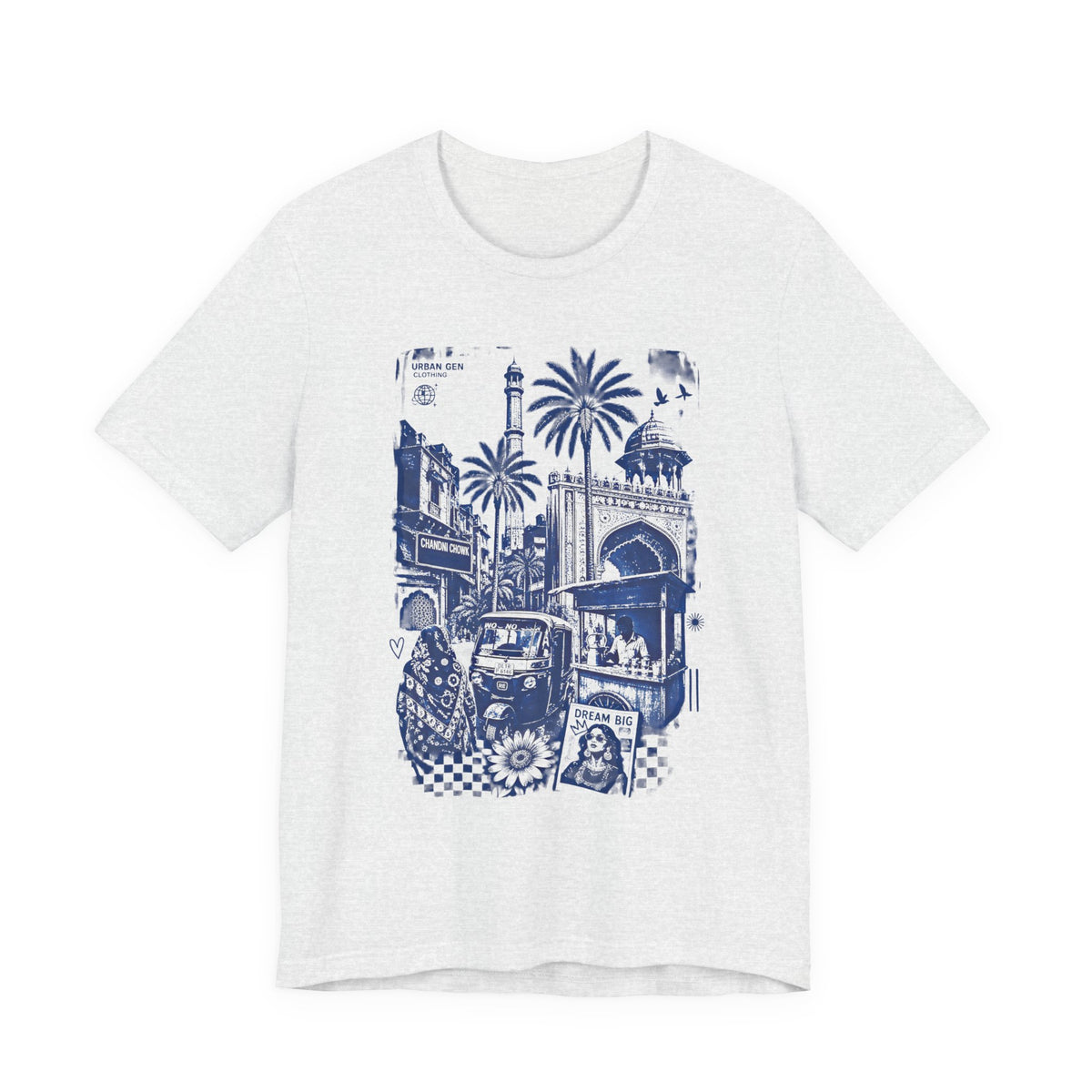 Dilli Vibes Cyanotype Short Sleeve Tee