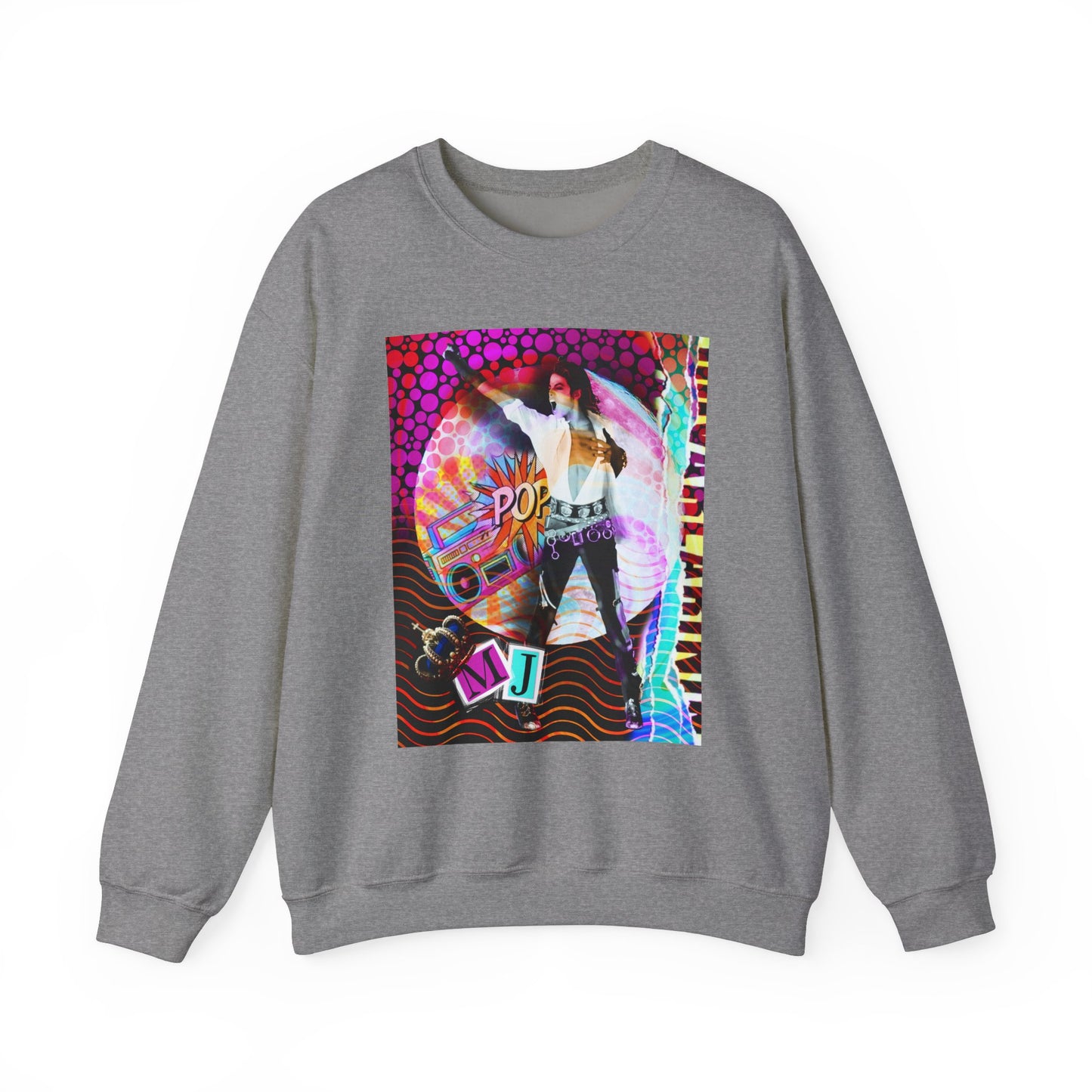 King of Pop MJ Crewneck Sweatshirt