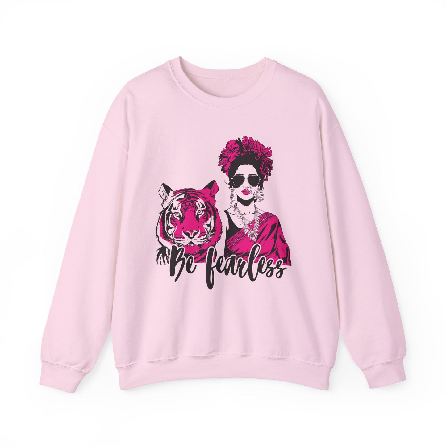 Be Fearless Bollywood South Asian Desi Girl Crewneck Sweatshirt