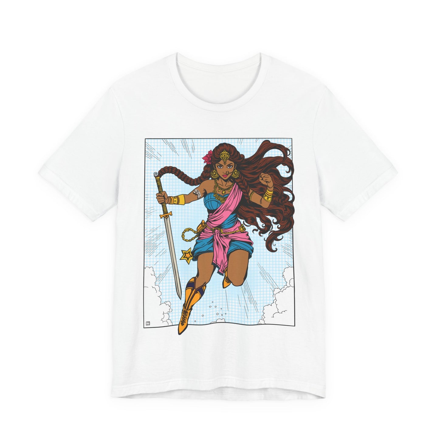 Bollywood Desi Super Girl South Asian Desi Girl Short Sleeve Tee