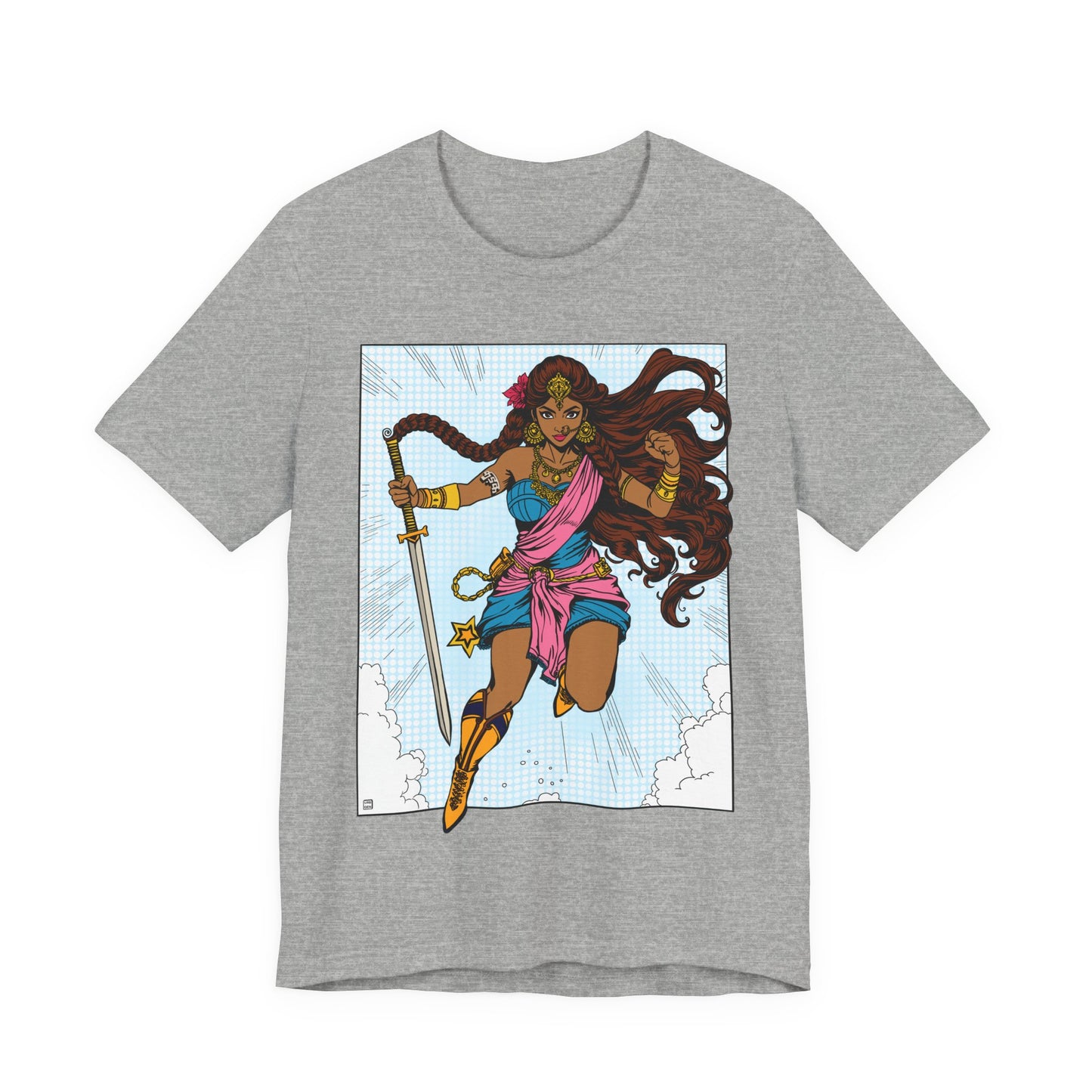 Bollywood Desi Super Girl South Asian Desi Girl Short Sleeve Tee