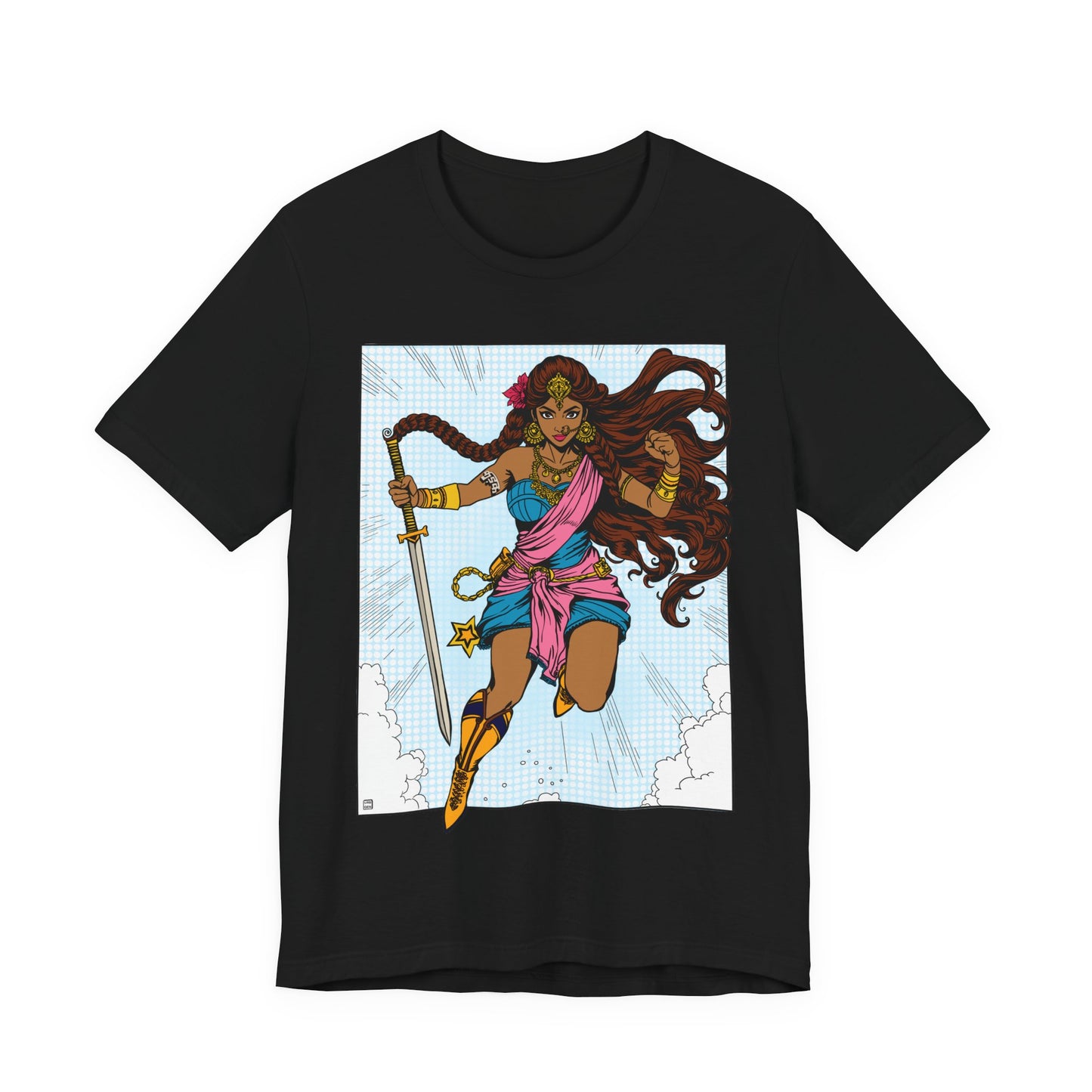 Bollywood Desi Super Girl South Asian Desi Girl Short Sleeve Tee