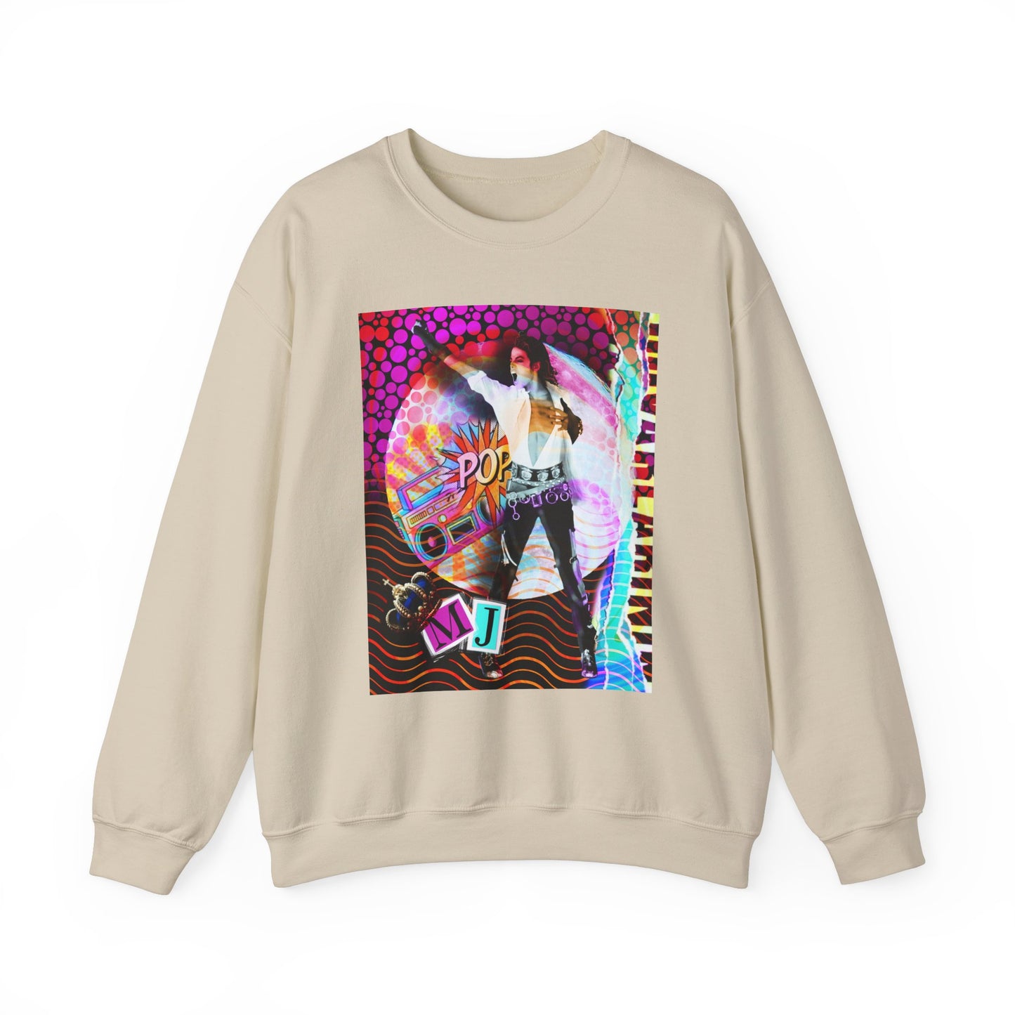 King of Pop MJ Crewneck Sweatshirt