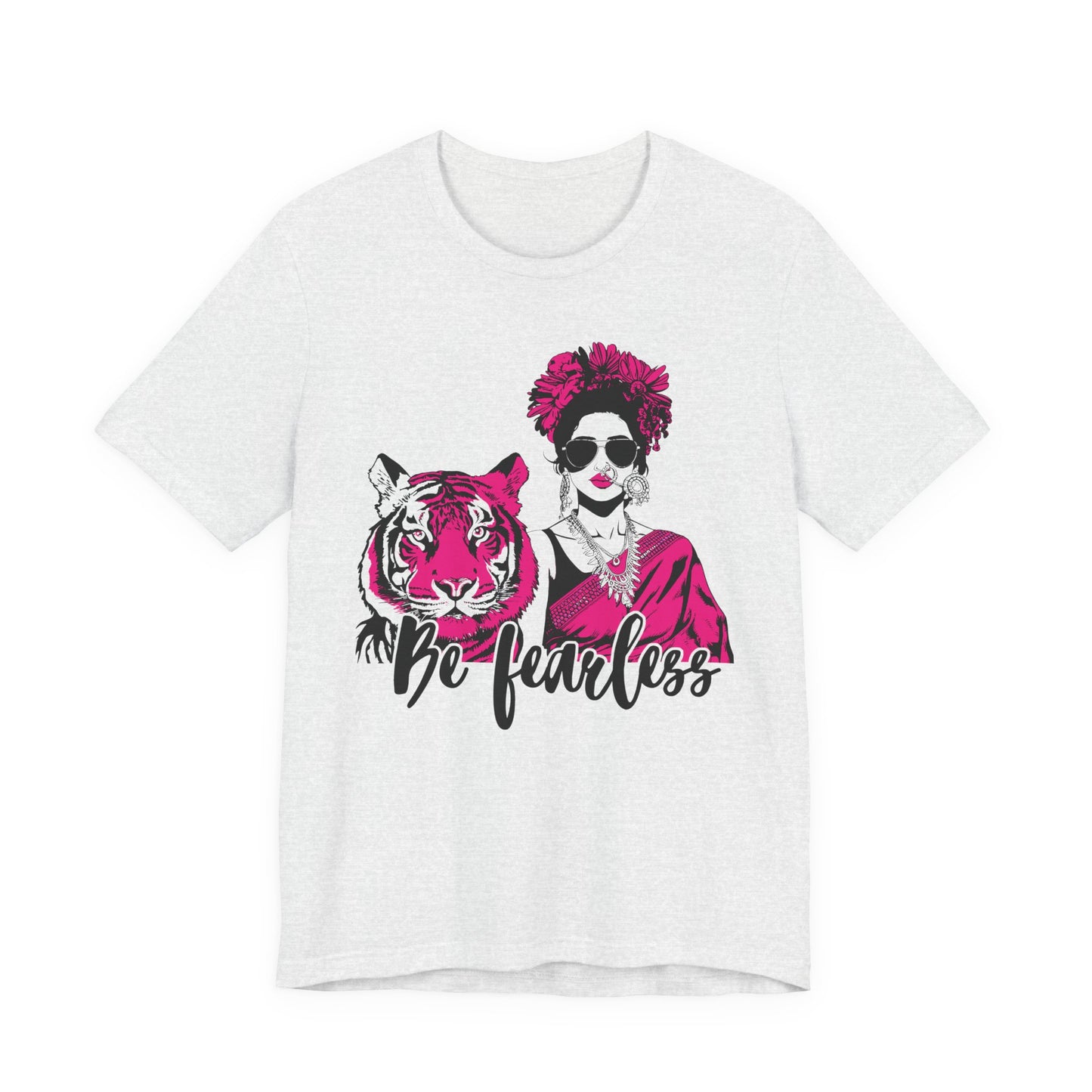 Be Fearless Bollywood South Asian Desi Girl Short Sleeve Tee