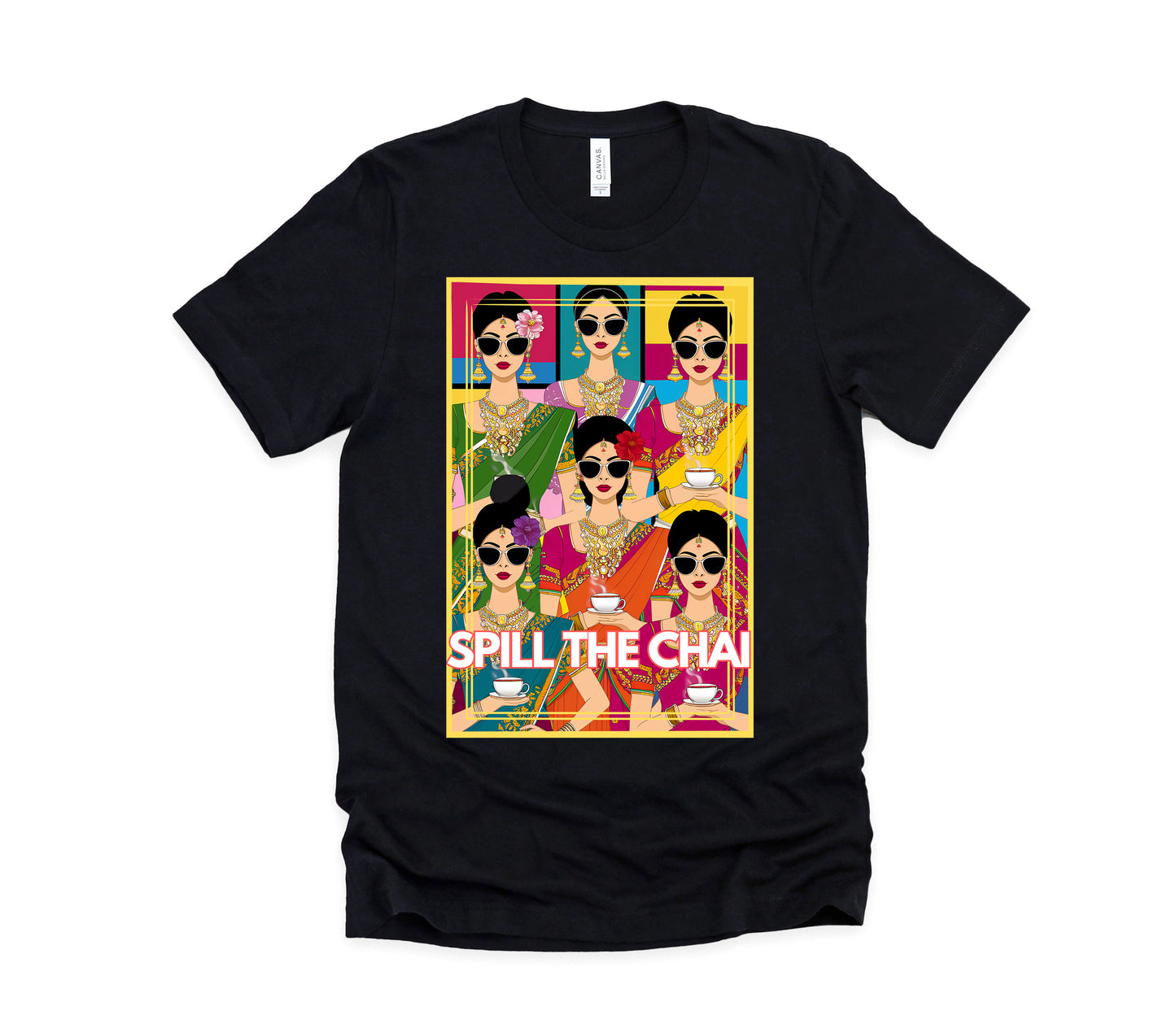 Bollywood Spill The Chai Short Sleeve Tee