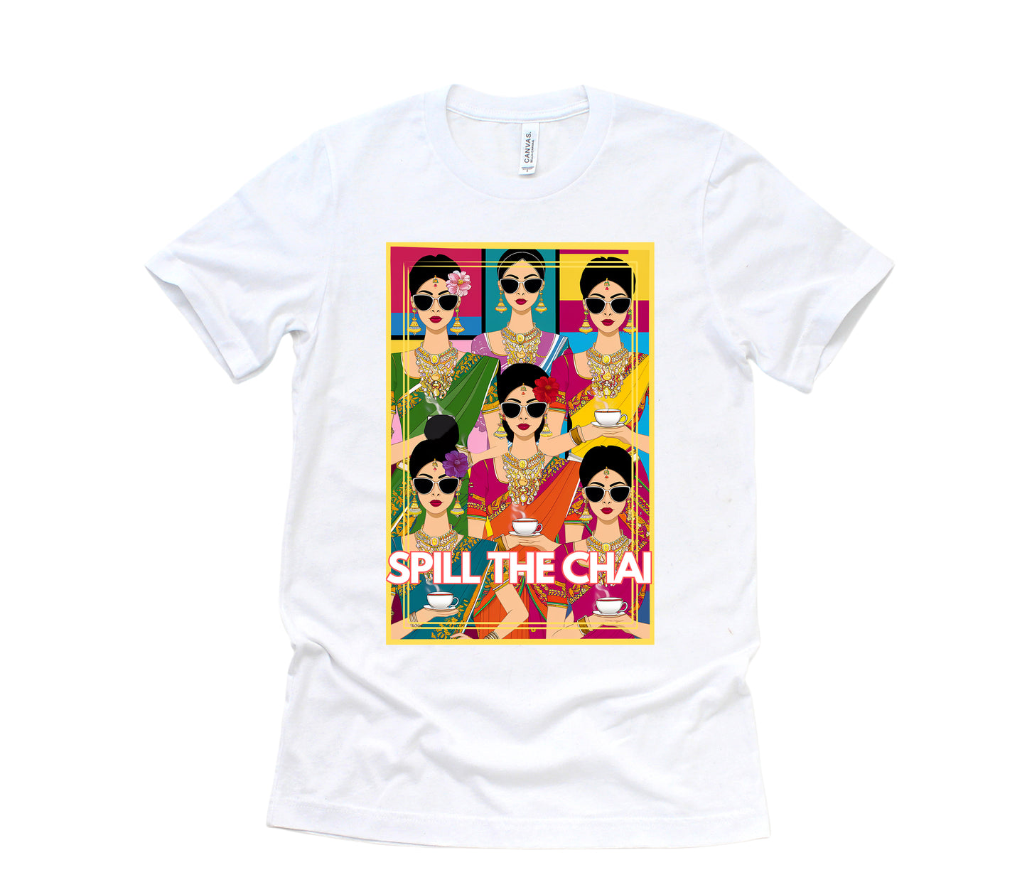 Bollywood Spill The Chai Short Sleeve Tee