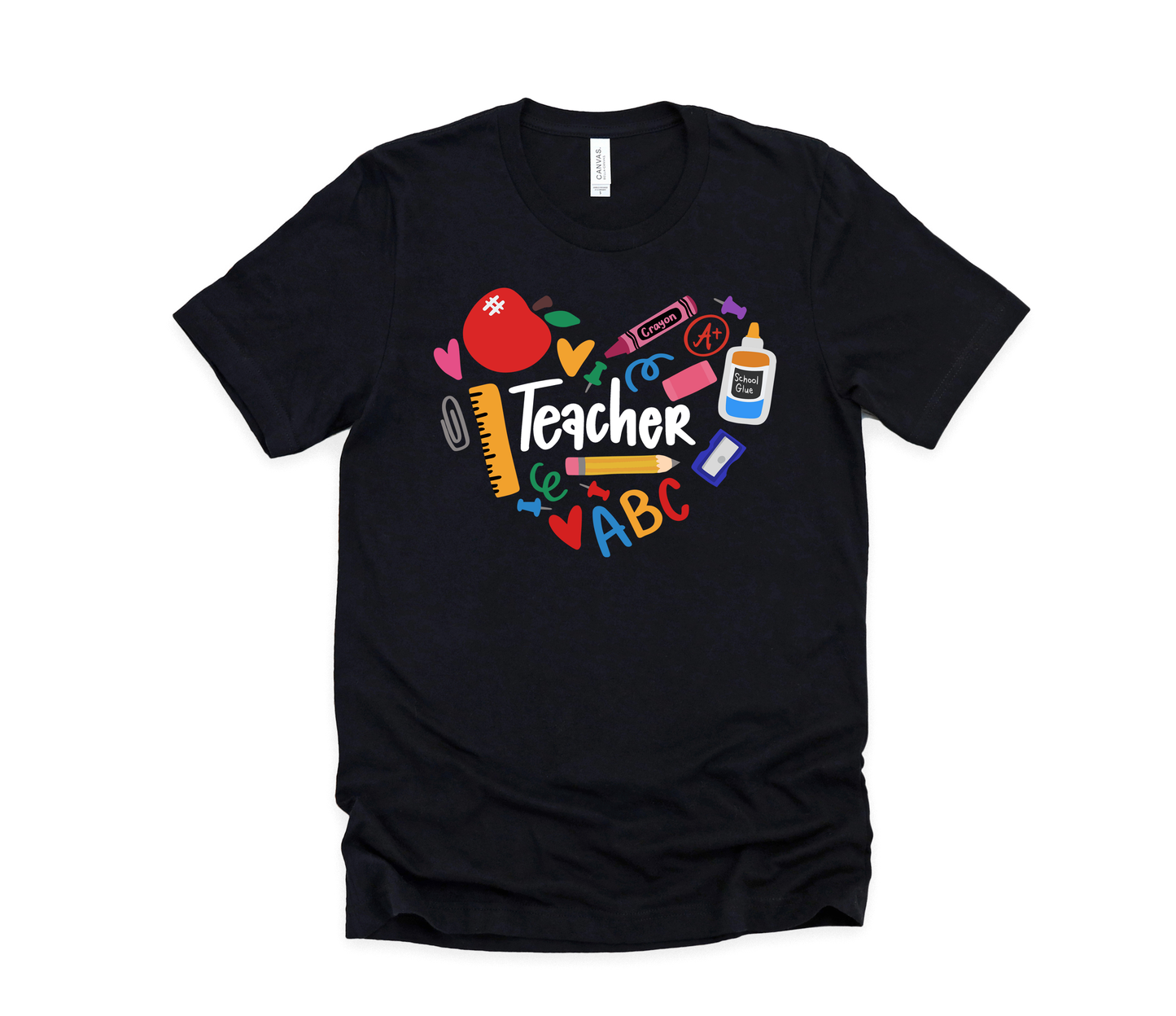 Teacher's Heart Short Sleeve Tee