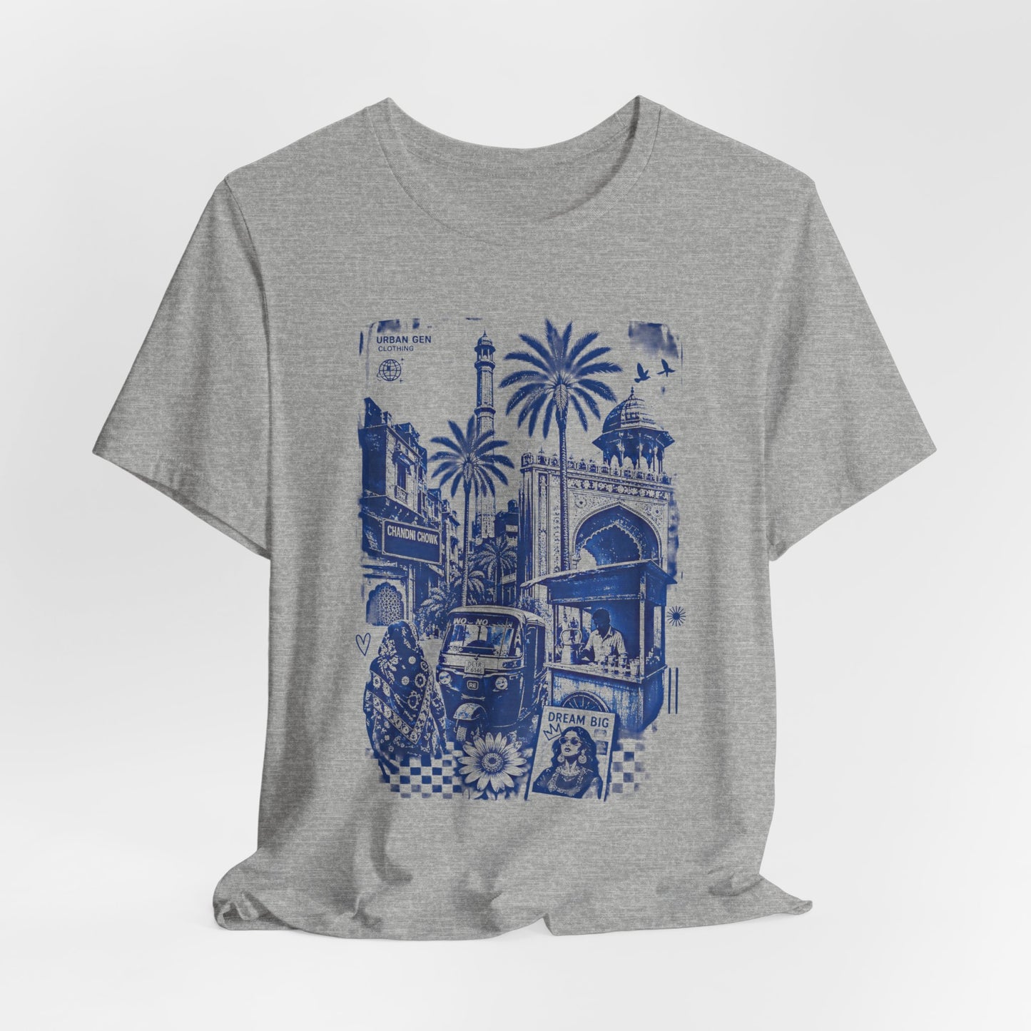 Dilli Vibes Cyanotype Short Sleeve Tee
