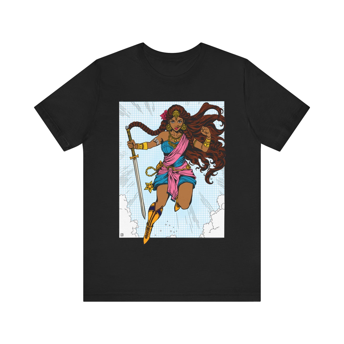 Bollywood Desi Super Girl South Asian Desi Girl Short Sleeve Tee
