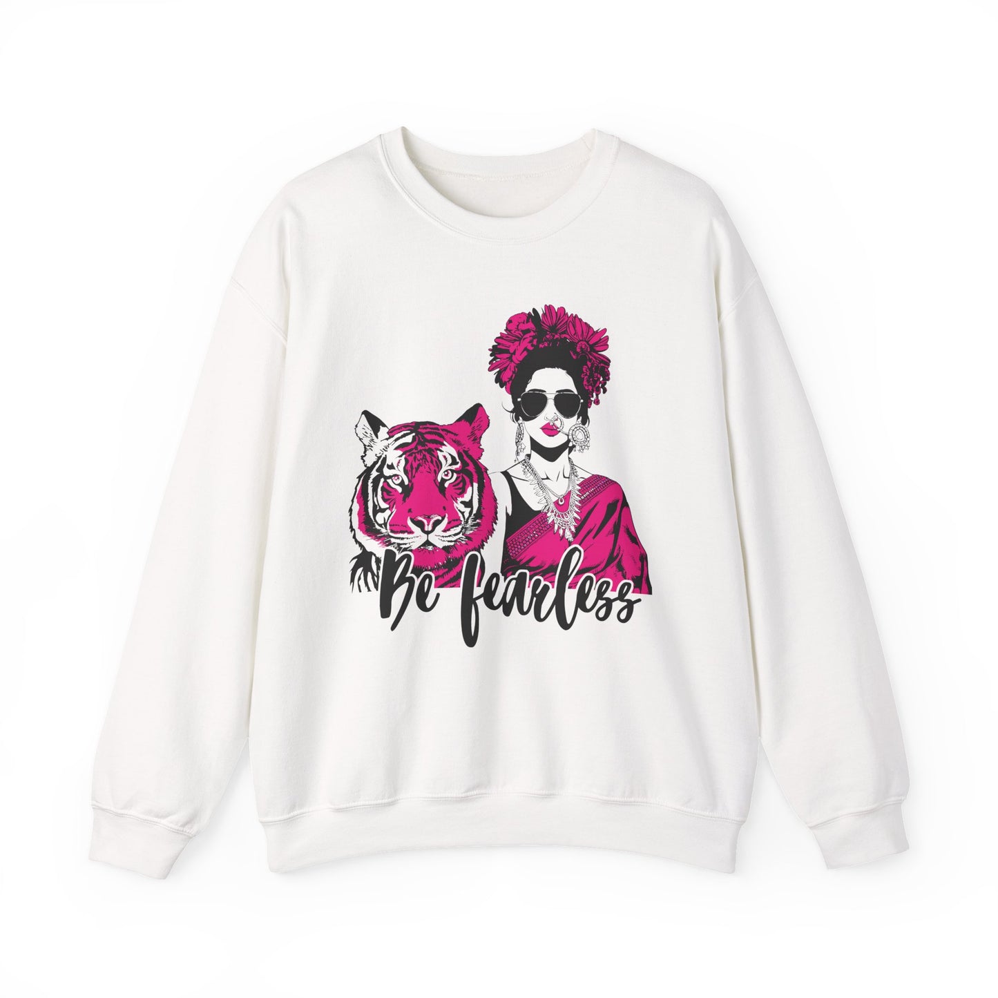 Be Fearless Bollywood South Asian Desi Girl Crewneck Sweatshirt