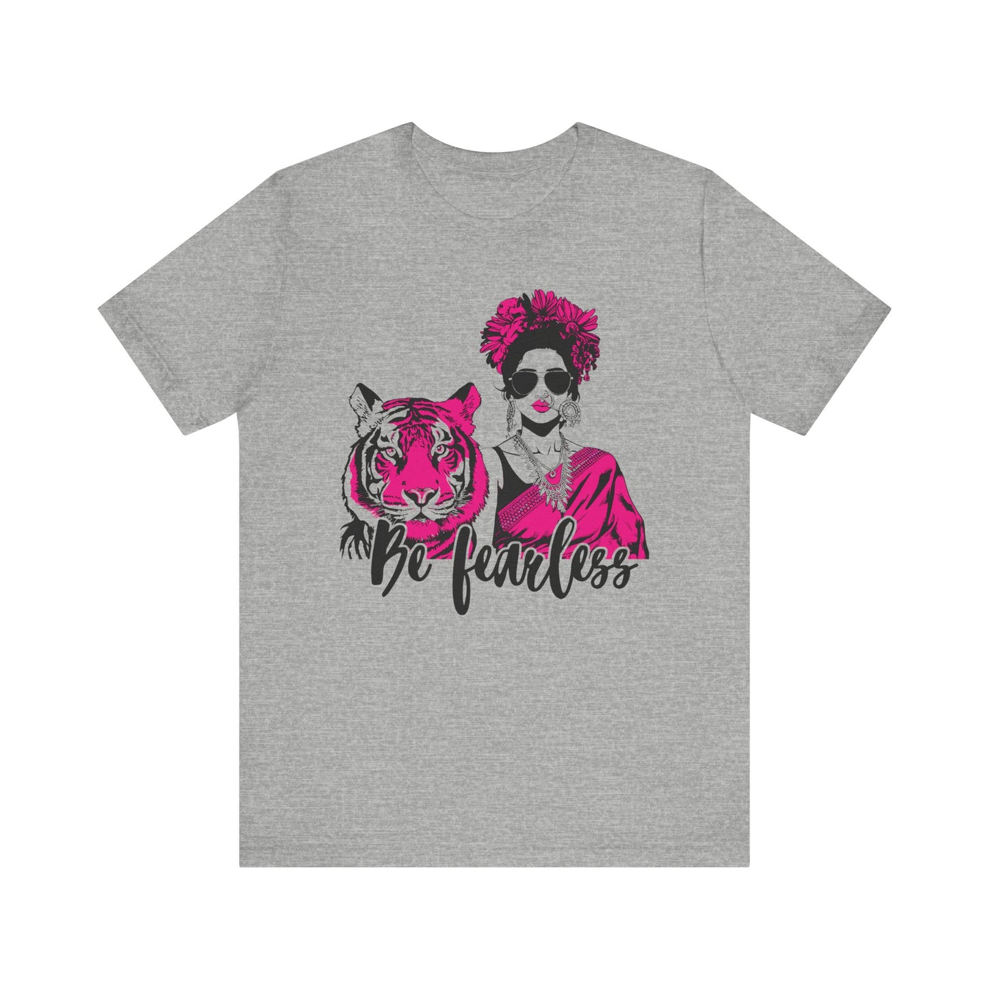 Be Fearless Bollywood South Asian Desi Girl Short Sleeve Tee