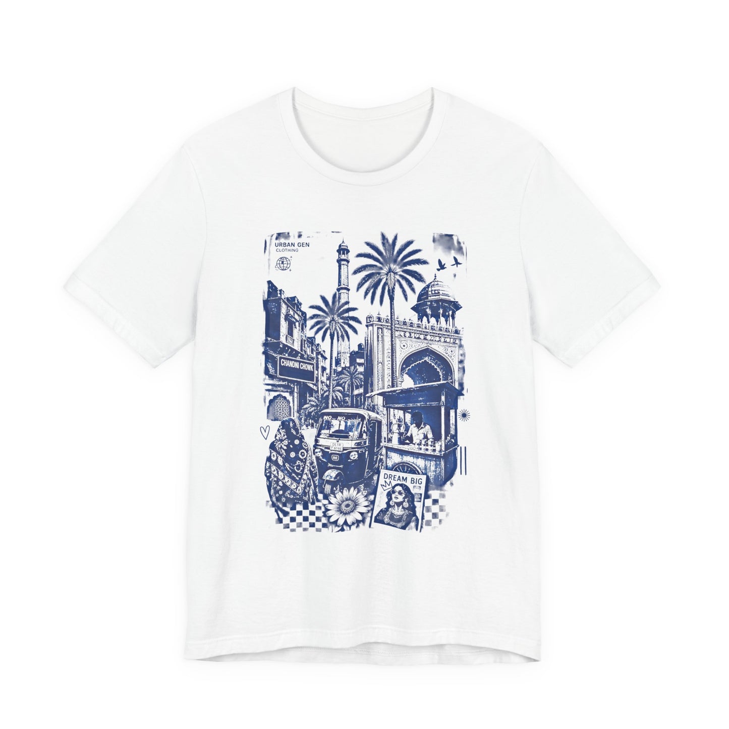 Dilli Vibes Cyanotype Short Sleeve Tee