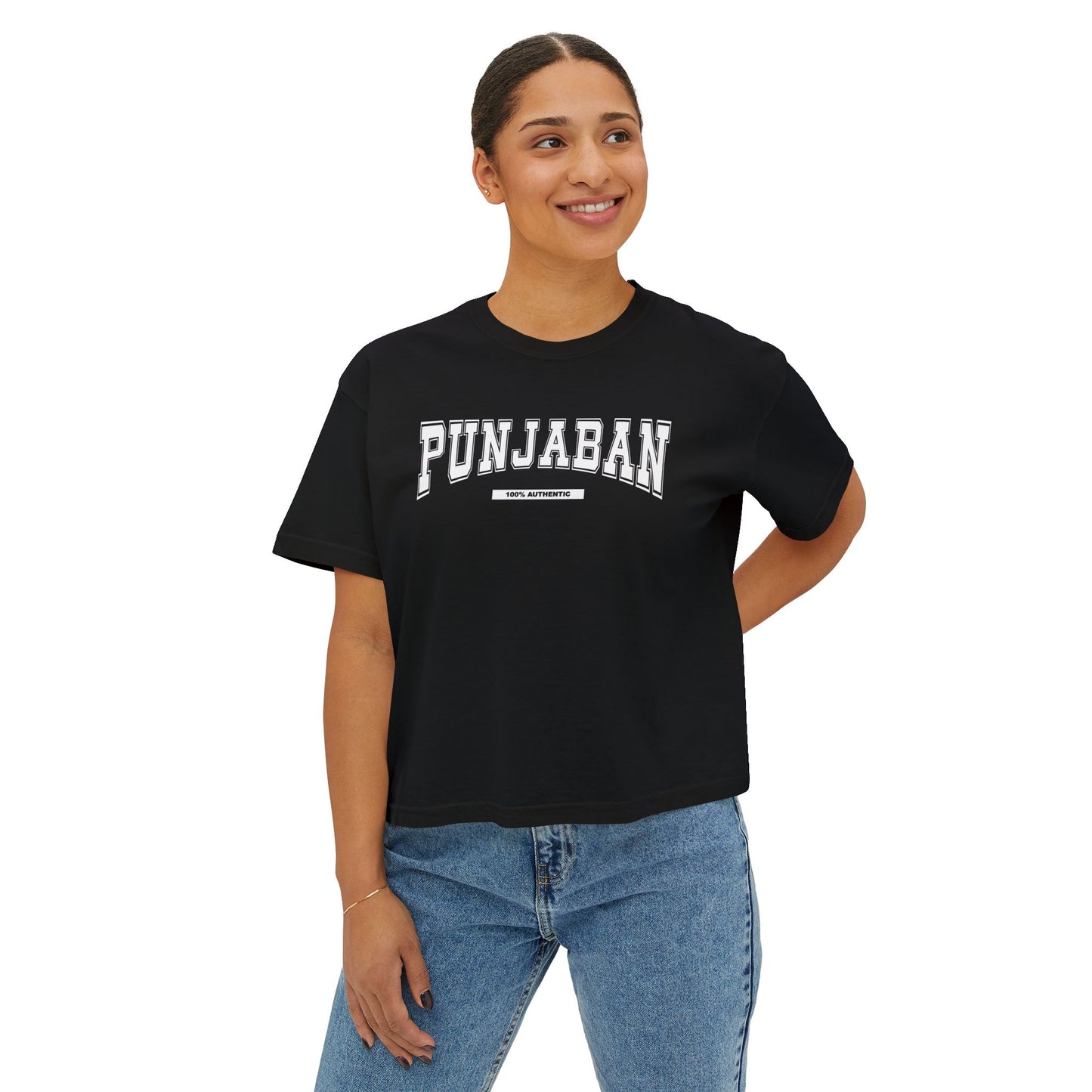 Punjaban Desi Girl Women's Boxy Tee