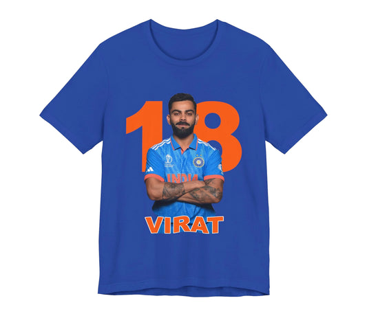 Indian Cricket Fan Virat Kohli Short Sleeve Tee