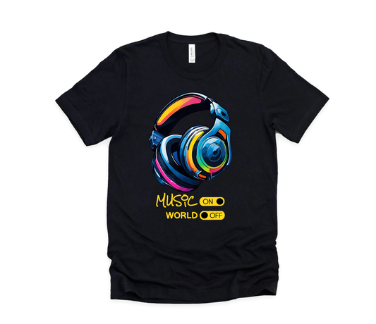 Music On Short Sleeve Tee