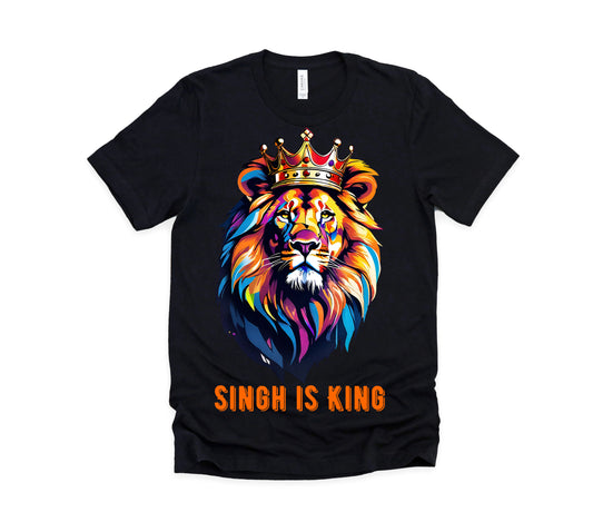 Bollywood Singh is King Short Sleeve Tee