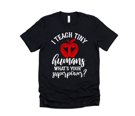 Teacher Superpower Short Sleeve Tee